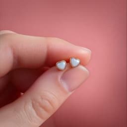 Muttermilchschmuck DIY Box – Set: Sweetheart Halskette + Herz Ohrringe - thumbnail 4